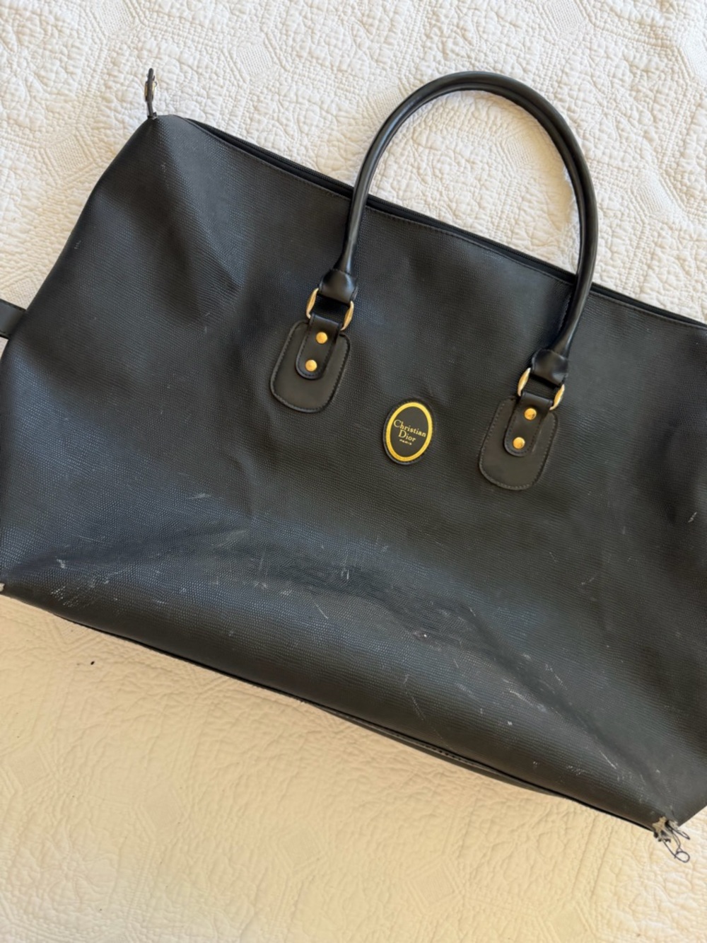 Christian Dior Black Weekend Travel Bag with Top Handles - Picture 3 of 7